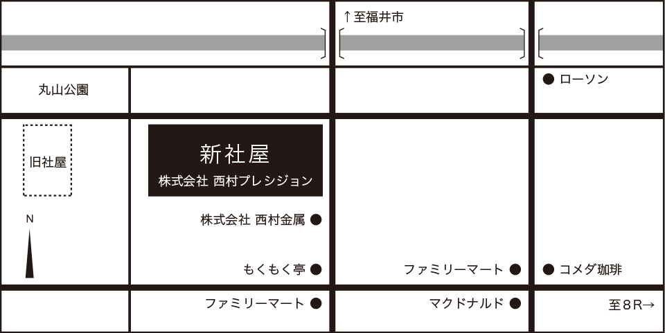 移転後の地図